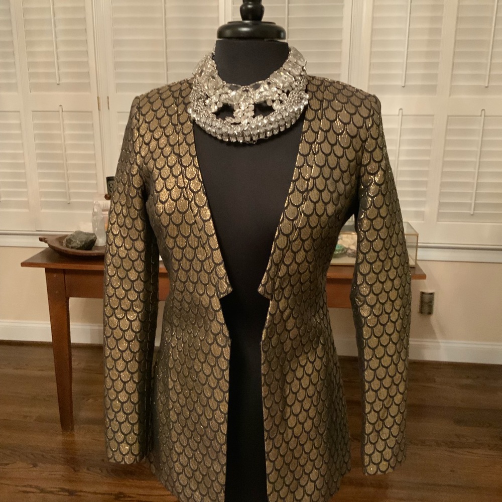Glam/Rocker Chic/Black Tie/ Blazer Small - Picture 7 of 12